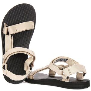 Teva Men Beige Strap Men's Sandals with Black Sole NWOT